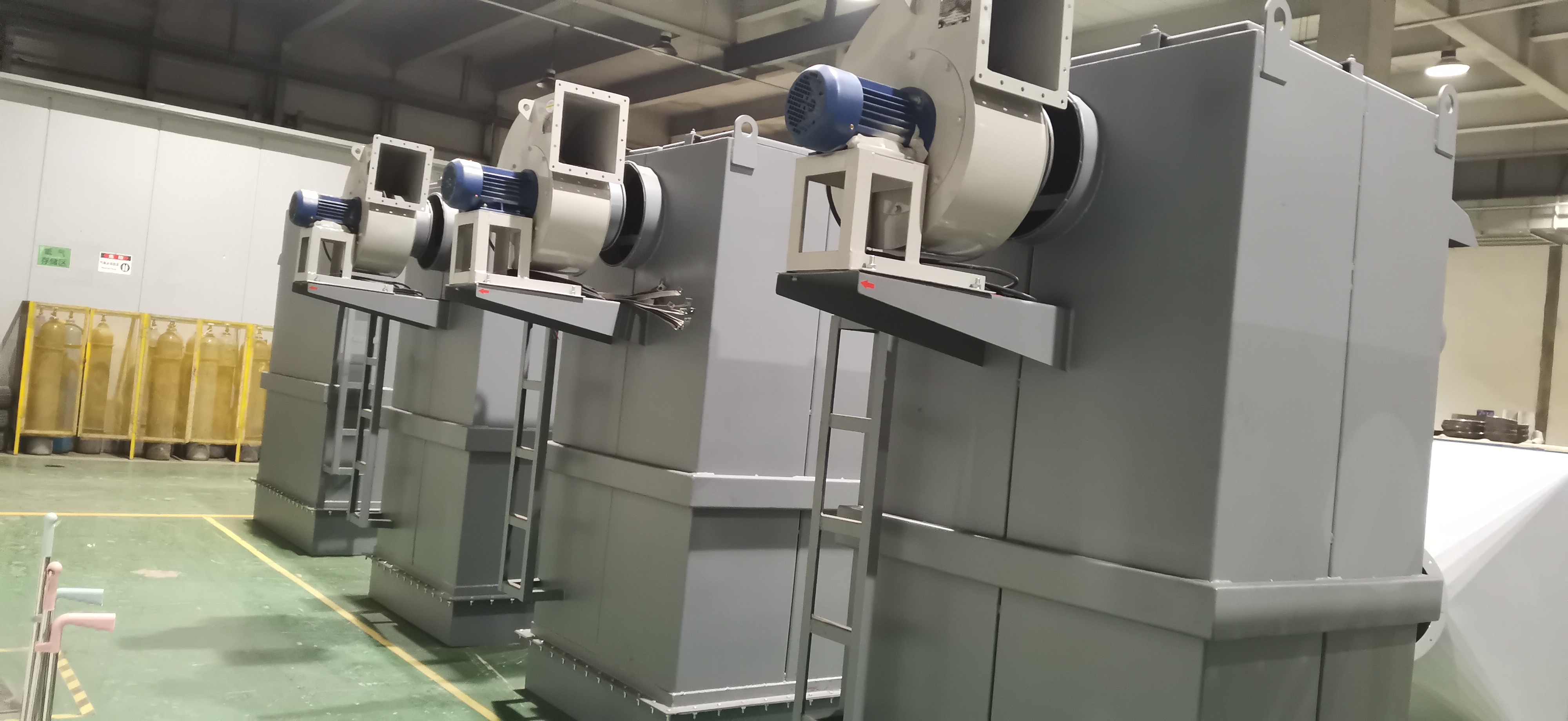 碳素廠倉(cāng)頂布袋除塵器