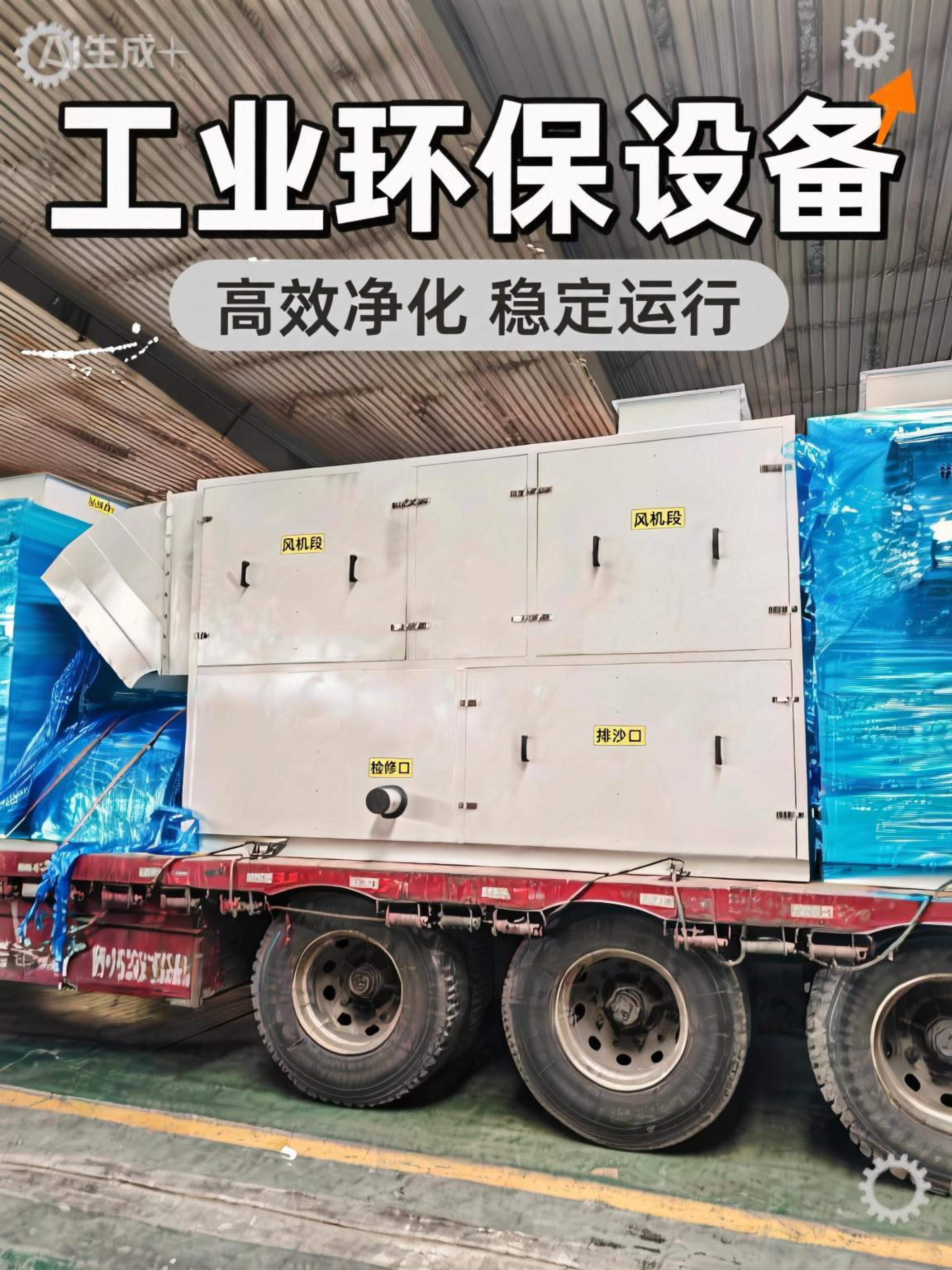 高效除塵除沙設(shè)備 空氣自清潔沙塵過(guò)濾機(jī)組專業(yè)定制