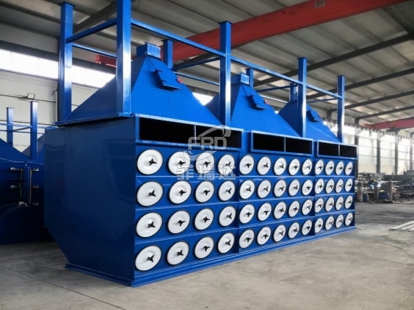 風(fēng)量7200m3/h豎裝式濾筒除塵器